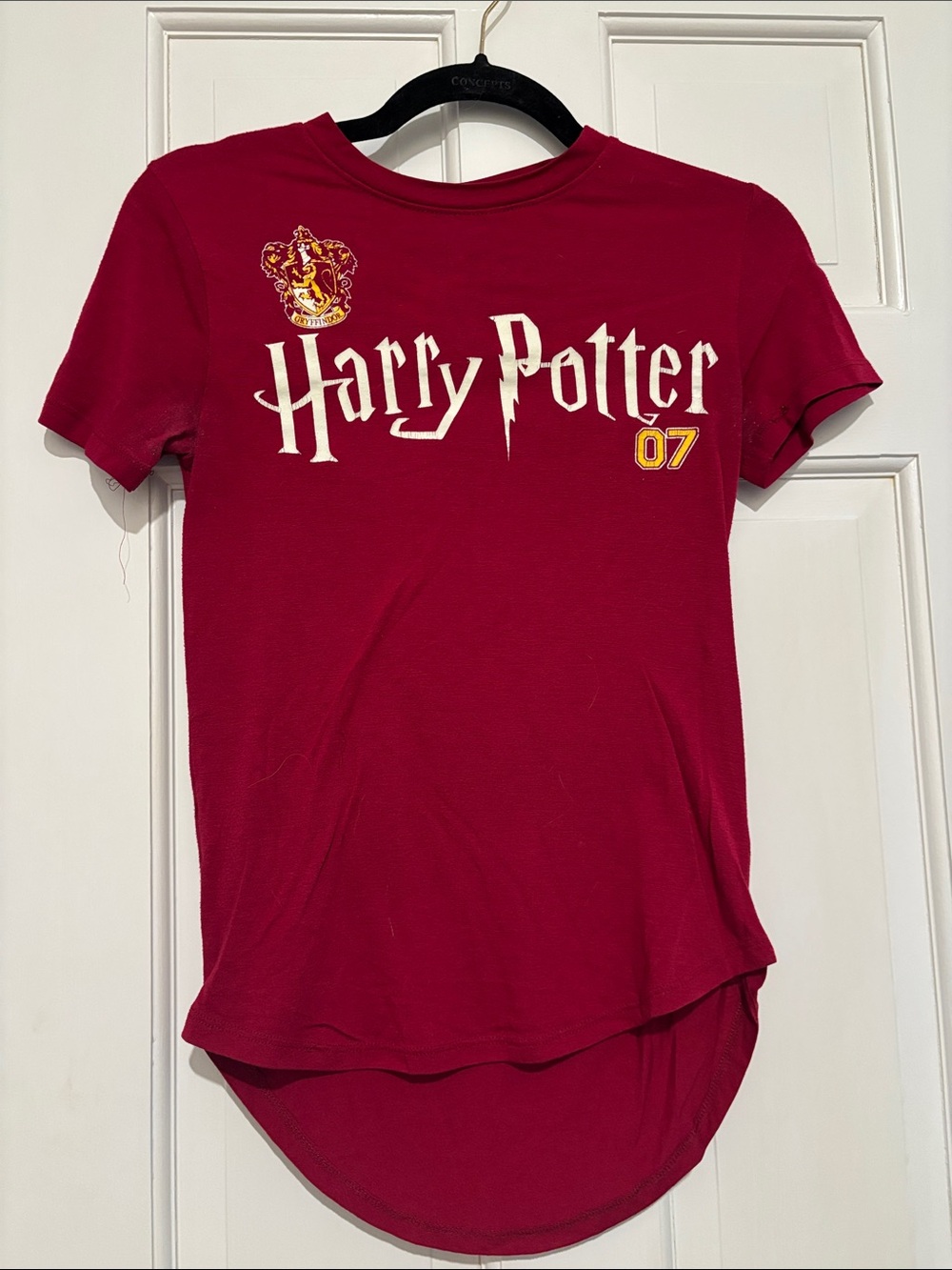 Warner Bros. Harry Potter Short Sleeve Tee in Deep Red